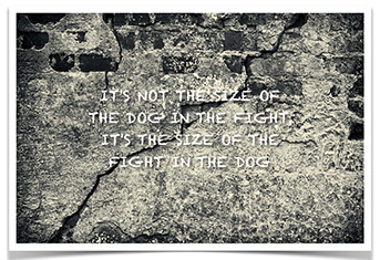 If you think it's worth fighting for, Then go for it and make it happen, Believe, Trust in yourself and don't quit!